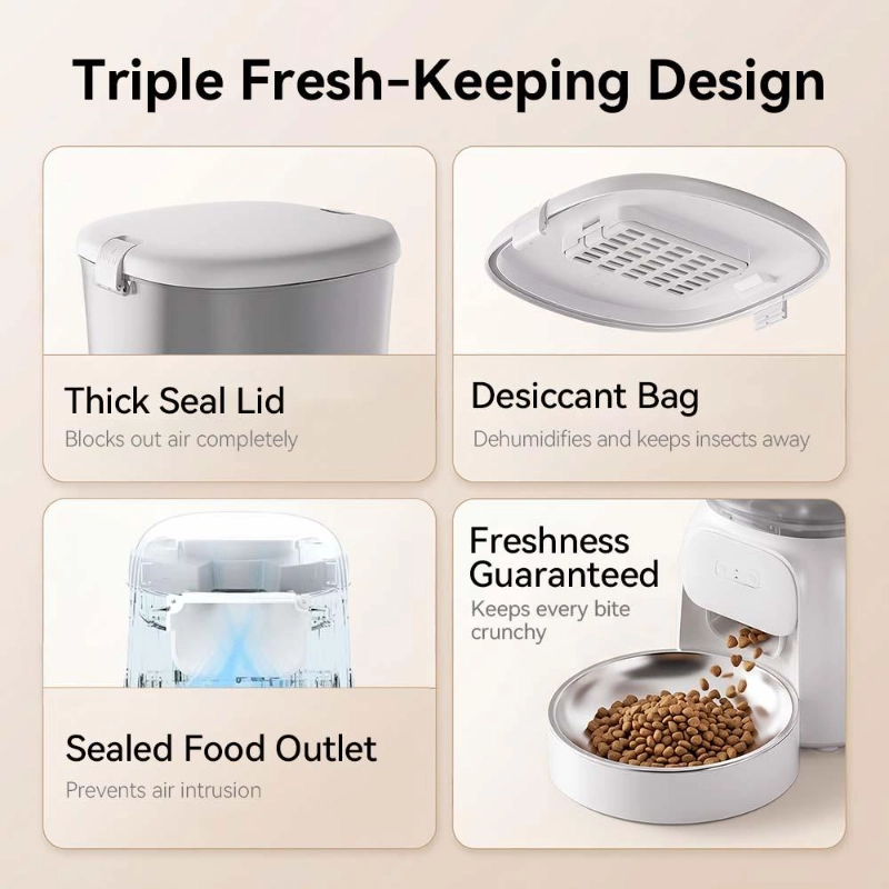 Duodpet F01-W 4L WiFi Smart Timed Automatic Feeder5