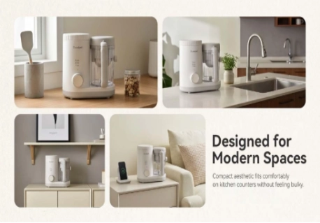 DUODPET PFM2711 compact fresh food maker in modern spaces DUODPET PFM2711 compact fresh food maker in modern spaces